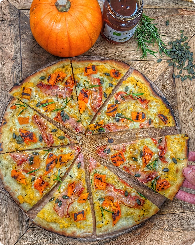 Frosne pizzabunner — produkt